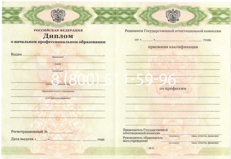 Купить Диплом о начальном образовании  2010-2024 годов в Каспийске